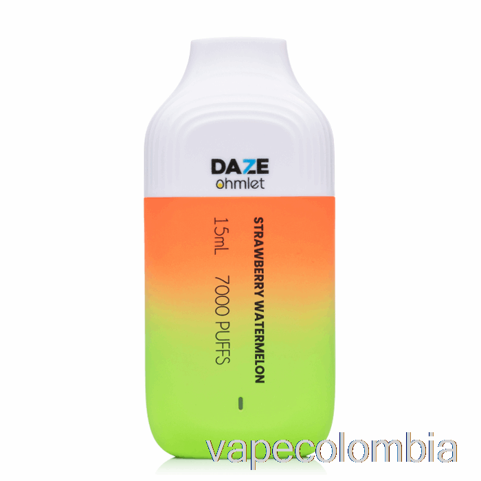 Vape Recargable 7 Daze Ohmlet 7000 Desechable Fresa Sandia